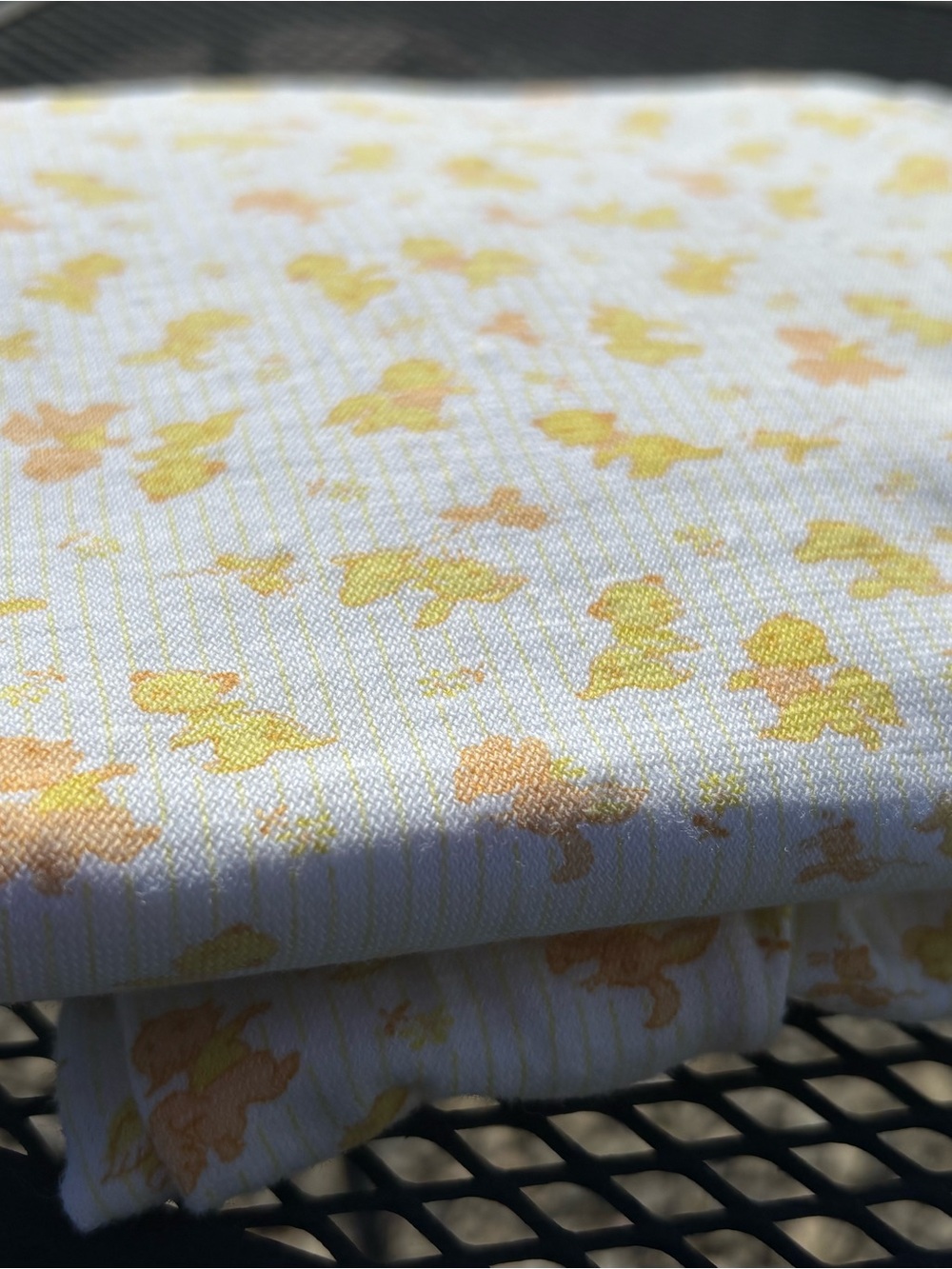 70’s vintage Carter’s cotton baby sheet and blanket set